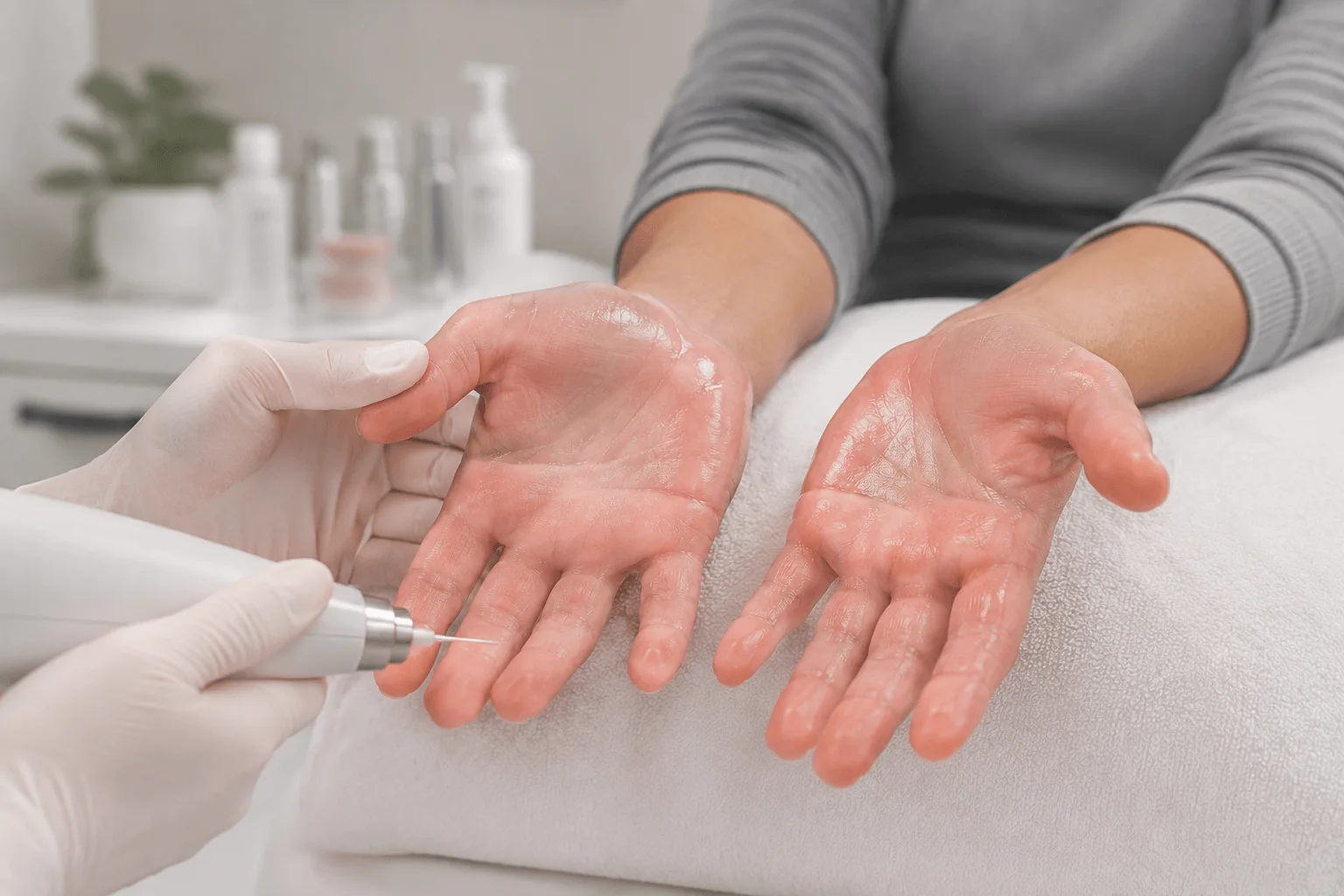 Sweaty Hands Treatment in Dubai: How to Stop Sweaty Palms for Good